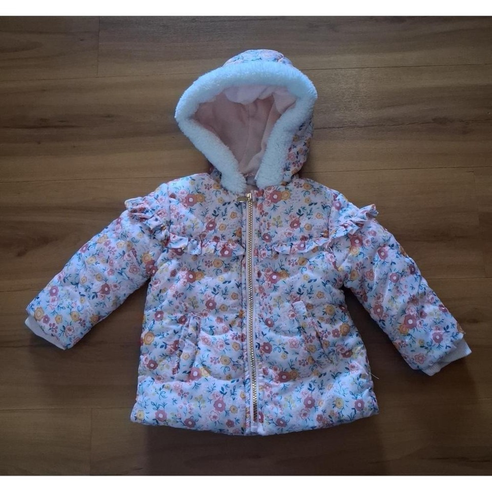 Baby Girl‎ Nicole Miller New York Floral Hooded Jacket Coat